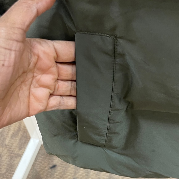 Primark Olive Green Puffer Vest - Picture 3 of 6